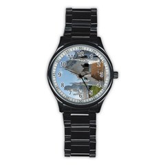 20180115 125817 Hdr Stainless Steel Round Watch by AmateurPhotographyDesigns