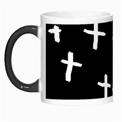 White Cross Morph Mugs by snowwhitegirl