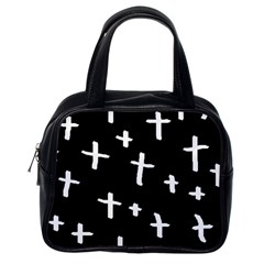 White Cross Classic Handbags (one Side) by snowwhitegirl