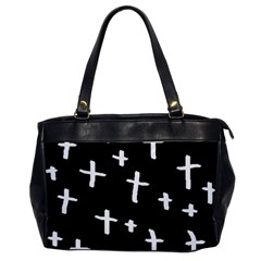 White Cross Office Handbags by snowwhitegirl