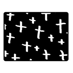 White Cross Fleece Blanket (small) by snowwhitegirl