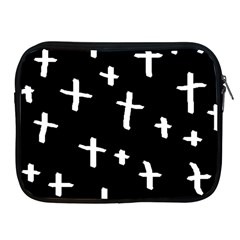 White Cross Apple Ipad 2/3/4 Zipper Cases by snowwhitegirl