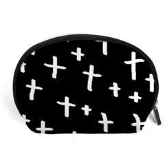 White Cross Accessory Pouches (large)  by snowwhitegirl