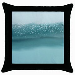 Waterworks Throw Pillow Case (black) by digitaldivadesigns