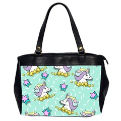 Magical Happy Unicorn And Stars Office Handbags (2 Sides)  by Bigfootshirtshop