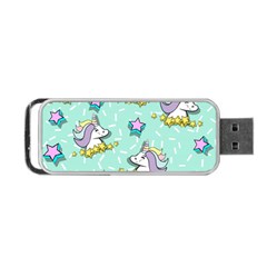 Magical Happy Unicorn And Stars Portable Usb Flash (two Sides) by Bigfootshirtshop