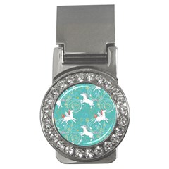 Magical Flying Unicorn Pattern Money Clips (cz)  by Bigfootshirtshop