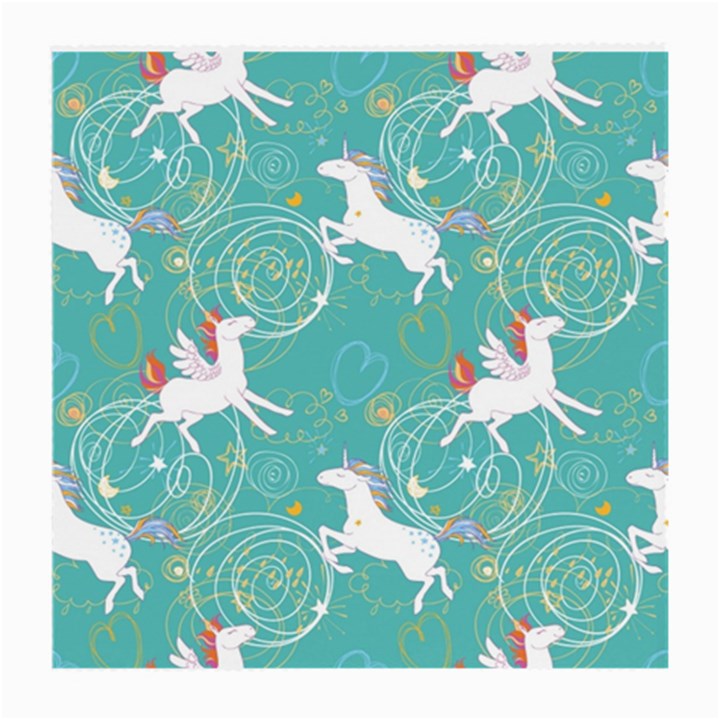 Magical Flying Unicorn Pattern Medium Glasses Cloth