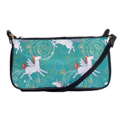 Magical Flying Unicorn Pattern Shoulder Clutch Bags by Bigfootshirtshop