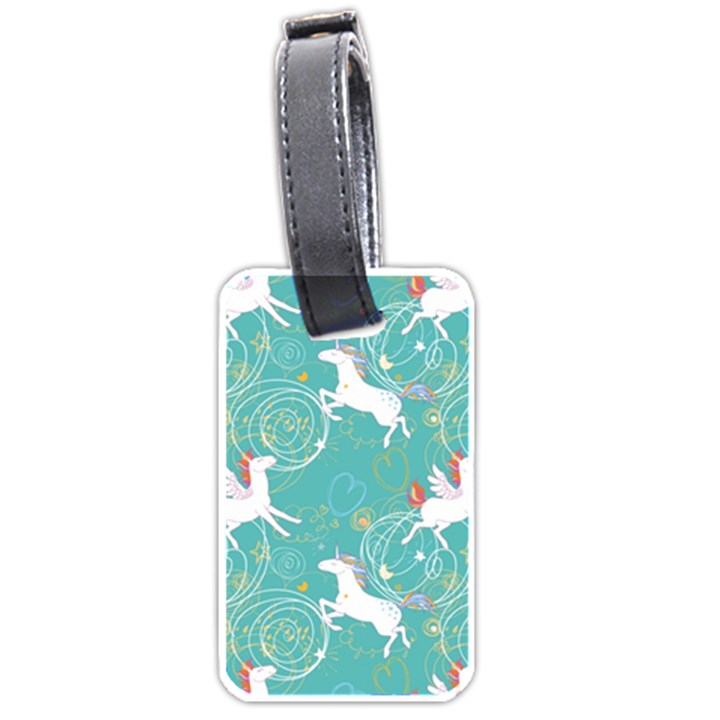 Magical Flying Unicorn Pattern Luggage Tags (One Side) 