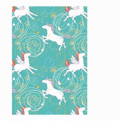 Magical Flying Unicorn Pattern Small Garden Flag (Two Sides)