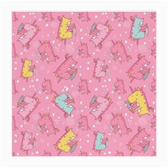 Unicorns Eating Ice Cream Pattern Medium Glasses Cloth by Bigfootshirtshop