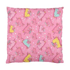 Unicorns Eating Ice Cream Pattern Standard Cushion Case (one Side) by Bigfootshirtshop