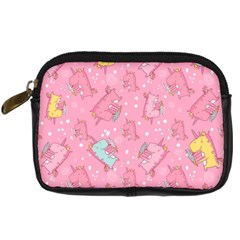 Unicorns Eating Ice Cream Pattern Digital Camera Cases by Bigfootshirtshop