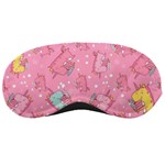 Unicorns Eating Ice Cream Pattern Sleeping Masks Front