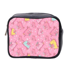 Unicorns Eating Ice Cream Pattern Mini Toiletries Bag 2-side by Bigfootshirtshop