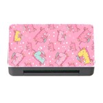 Unicorns Eating Ice Cream Pattern Memory Card Reader with CF Front