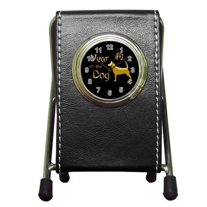 Year of the Dog - Chinese New Year Pen Holder Desk Clocks