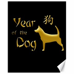 Year Of The Dog - Chinese New Year Canvas 16  X 20   by Valentinaart