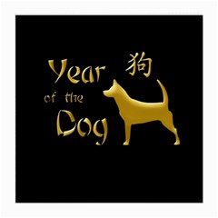 Year Of The Dog - Chinese New Year Medium Glasses Cloth (2-side) by Valentinaart