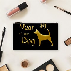 Year Of The Dog - Chinese New Year Cosmetic Bag (small)  by Valentinaart