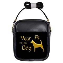 Year Of The Dog - Chinese New Year Girls Sling Bags by Valentinaart