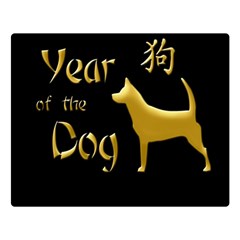 Year Of The Dog - Chinese New Year Double Sided Flano Blanket (large)  by Valentinaart