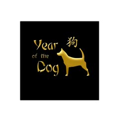 Year Of The Dog - Chinese New Year Satin Bandana Scarf by Valentinaart