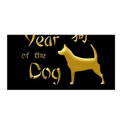 Year Of The Dog - Chinese New Year Satin Wrap by Valentinaart