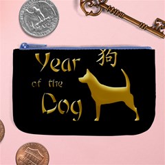 Year Of The Dog - Chinese New Year Large Coin Purse by Valentinaart