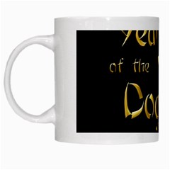 Year Of The Dog - Chinese New Year White Mugs by Valentinaart