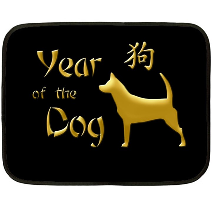 Year of the Dog - Chinese New Year Fleece Blanket (Mini)