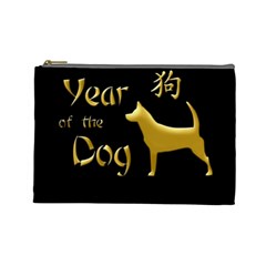 Year Of The Dog - Chinese New Year Cosmetic Bag (large)  by Valentinaart