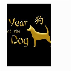 Year Of The Dog - Chinese New Year Large Garden Flag (two Sides) by Valentinaart