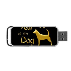 Year Of The Dog - Chinese New Year Portable Usb Flash (one Side) by Valentinaart