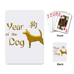 Year Of The Dog - Chinese New Year Playing Card by Valentinaart