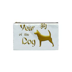 Year Of The Dog - Chinese New Year Cosmetic Bag (small)  by Valentinaart