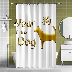 Year Of The Dog - Chinese New Year Shower Curtain 48  X 72  (small)  by Valentinaart