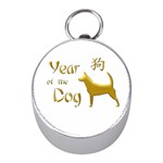 Year of the Dog - Chinese New Year Mini Silver Compasses Front