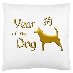 Year Of The Dog - Chinese New Year Standard Flano Cushion Case (two Sides) by Valentinaart