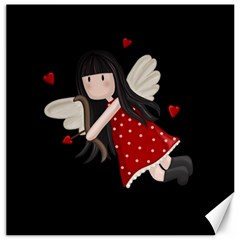 Cupid girl Canvas 12  x 12  