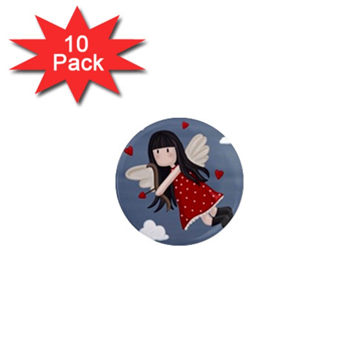 Cupid girl 1  Mini Magnet (10 pack) 