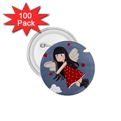 Cupid girl 1.75  Buttons (100 pack) 