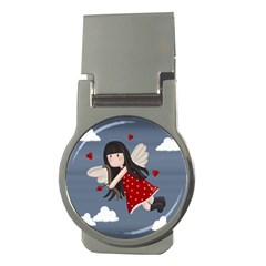 Cupid girl Money Clips (Round) 