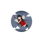 Cupid girl Golf Ball Marker Front