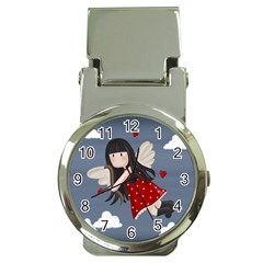 Cupid girl Money Clip Watches