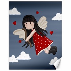 Cupid girl Canvas 12  x 16  