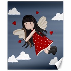 Cupid girl Canvas 16  x 20  