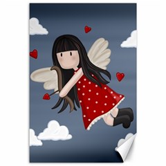 Cupid girl Canvas 24  x 36 