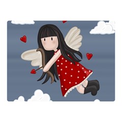 Cupid girl Double Sided Flano Blanket (Mini) 